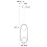 Lampa wisząca K-5392 z serii RITUS