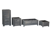 Donica drewniana antracyt W40/S39/D39