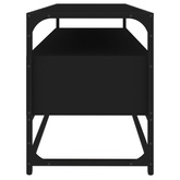 Szafka pod TV, czarna, 100x35x45 cm, materiał drewnopochodny vidaXL