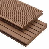 Deska Tarasowa 6 pcs Jasny Brąz Kompozyt drewniano-plastikowy