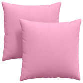 Poduszki na sofę 2 pcs Różowy 80 x 80 cm tkanina