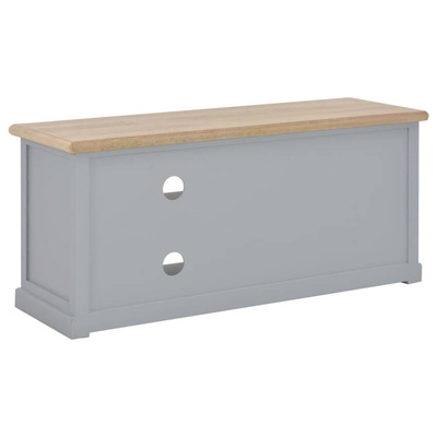 vidaXL Szafka pod TV, szara, 90x30x40 cm, drewniana