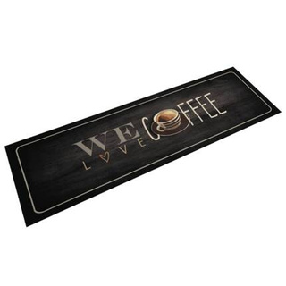 Dywanik kuchenny z napisem Coffee, 45x150 cm, aksamitny vidaXL