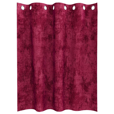 Zasłony z weluru 2 pcs Czerwone wino 140 x 140 cm Aksamit