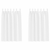 Firany blackout z kółkami 2 pcs Czysta Biała 175 x 140 cm