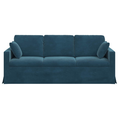 Sofa Niebieski 198 x 78 x 80 cm Aksamit