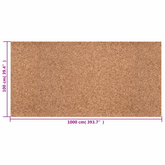 Rolka korkowa brązowy 100 x 1000 x 0,2 cm korek