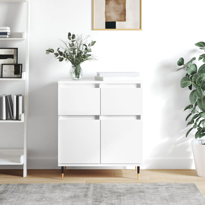 vidaXL Komoda, biała, 60x35x70 cm, materiał drewnopochodny wariant 5