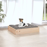 vidaXL Legowisko dla psa, 51,5x44x9 cm, lite drewno sosnowe