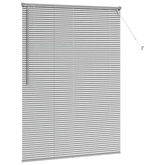 Żaluzje weneckie Srebrny 175 x 130 cm Aluminium