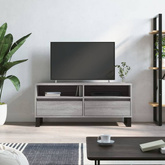 vidaXL Szafka pod TV, szary dąb sonoma, 100x34,5x44,5 cm