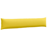 Poduszki na sofę 2 pcs Jasnożółty 200 x 40 cm tkanina