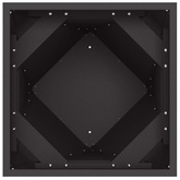 Donica Czarny 50 x 50 x 75 cm Stal