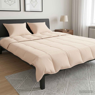 Zestaw kołder 2 szt. 200 x 200 cm 250 gsm Naturalny Kapok