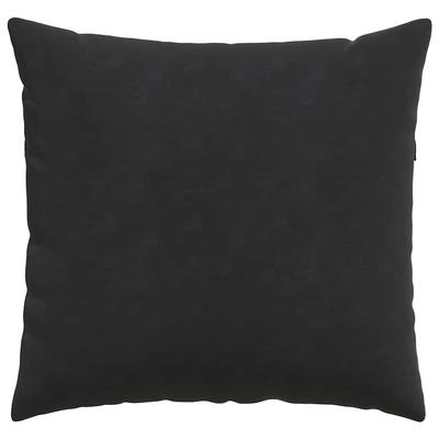 Poduszki na sofę 2 pcs Czarny 50 x 50 cm Tkanina sztruksowa