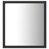vidaXL Lustro łazienkowe LED, szare, 40x8,5x37cm, akryl