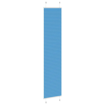 Roleta plisowana niebieska 50x200 cm Szerokość tkaniny 49,4 cm