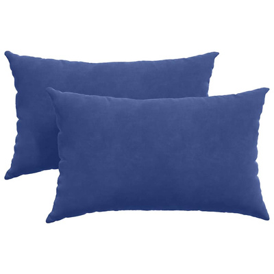 Poduszki na sofę 2 pcs Niebieski policyjny 50 x 30 cm