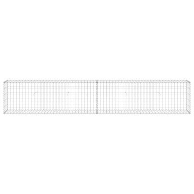 Ściana gabionowa z pokrywami, galwanizowana stal, 300x30x50 cm