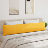 Poduszki na sofę 2 pcs Jasnożółty 200 x 40 cm