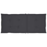 vidaXL Składane krzesła ogrodowe z poduszkami, 3 szt., drewno akacjowe