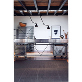 LAMPE GRASS LAMPA SUFITOWA CZARNA MATOWA