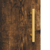 vidaXL Biurko, przydymiony dąb, 140x50x75 cm, materiał drewnopochodny wariant 4