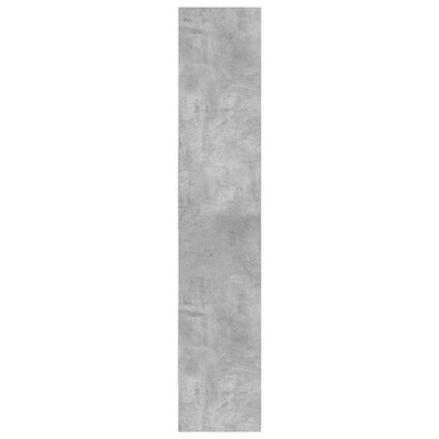 Regał na książki, szarość betonu, 40x35x180 cm