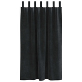 Zasłony zaciemniające 2 pcs Czarny 140 x 175 cm Aksamit