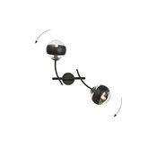 Kinkiet HUNTER K2 BLACK/STRIPE