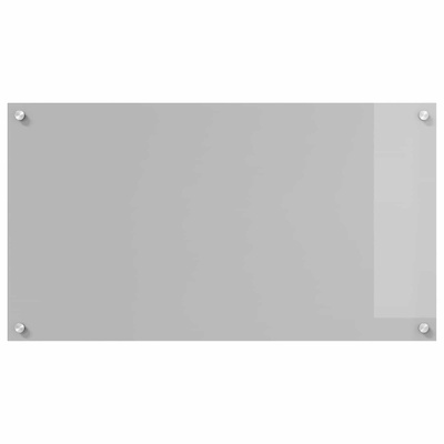 Panel kuchenny Jasnoszary 90 x 50 cm szkło hartowane