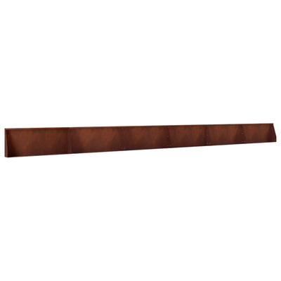 Mur oporowy 6 szt. 100 x 12 x 40 cm Stal kortenowska Rdzawy