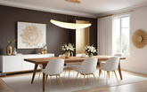 Designerska Lampa Wisząca złota Swarovski Adani AD213