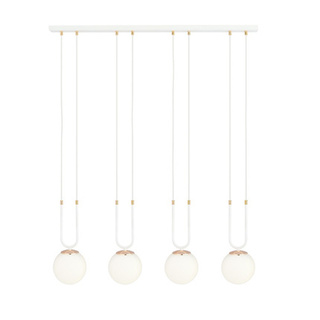 Lampa wisząca GLAM 4 WHITE/OPAL