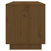 vidaXL Szafka pod TV, miodowy brąz, 74x34x40 cm, lite drewno sosnowe