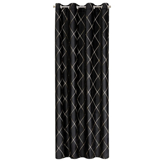 Zasłona Pier czarna 140x250