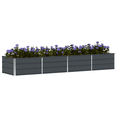 Donica Antracyt 320 x 80 x 45 cm Stal