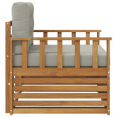 Sofa na zewnątrz Lite drewno akacjowe i poliester