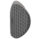 Poduszka pod plecy Szary Pianka z pamięcią 47,5 x 23 x 12 cm