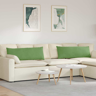 Poduszki na sofę 2 pcs jasnozielony 120 x 40 cm