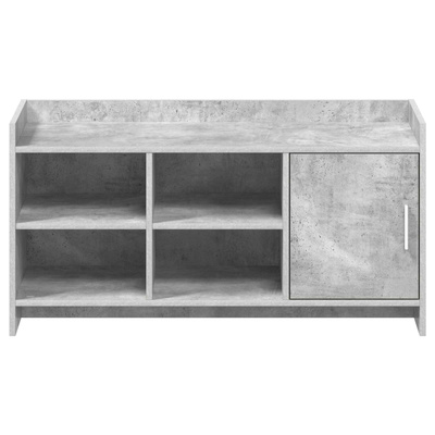 Szafka na buty z drzwiami Betonowy szary 100 x 39,5 x 51 cm