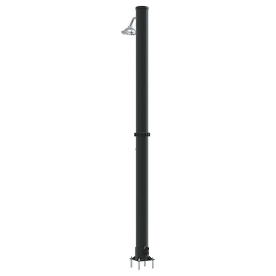 Prysznic słoneczny na świeżym powietrzu Czarny 217 cm
