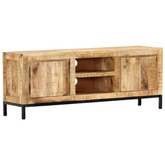vidaXL Szafka pod TV, 118x30x45 cm, lite drewno mango