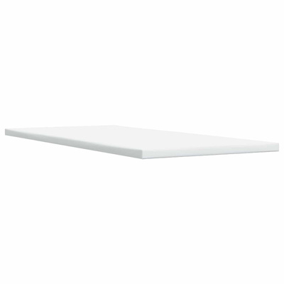 Łóżko kontynentalne z materacem jasnoszary 100 x 200 cm Welur