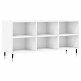 vidaXL Szafka pod TV, biała, 103,5x30x50 cm, materiał drewnopochodny