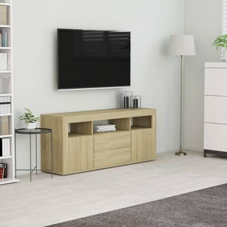 vidaXL Szafka pod TV, dąb sonoma, 120x30x50cm, materiał drewnopochodny