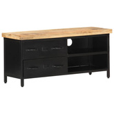 vidaXL Szafka pod TV, 90x30x41 cm, surowe drewno mango