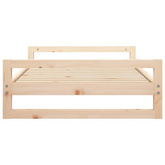 Legowisko dla psa, 105,5x75,5x28 cm, lite drewno sosnowe vidaXL