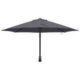 Parasolka ogrodowa Antracyt 248 x 248 x 148 cm Poliester i Stal
