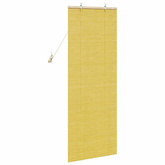 Roleta żółty 60 x 160 cm Bambus